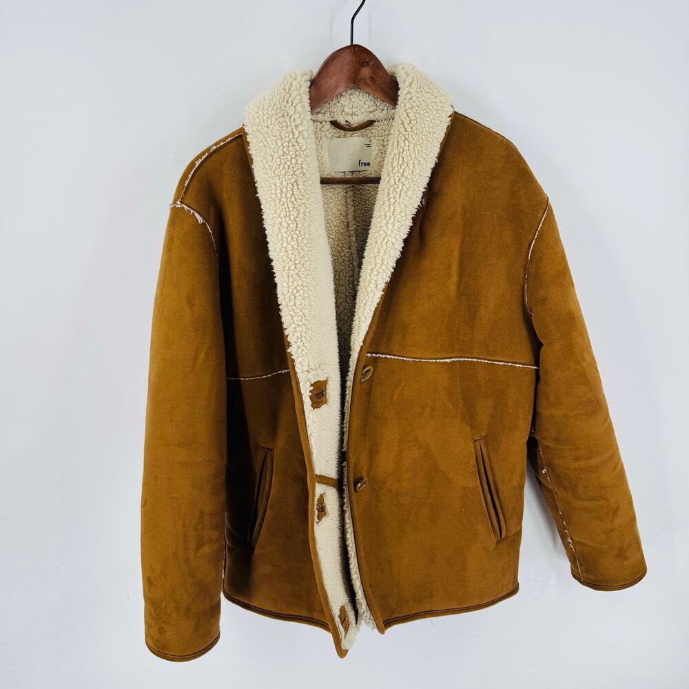 Wilfred Brown Sherpa-Lined Jacket - Picture 8 of 9